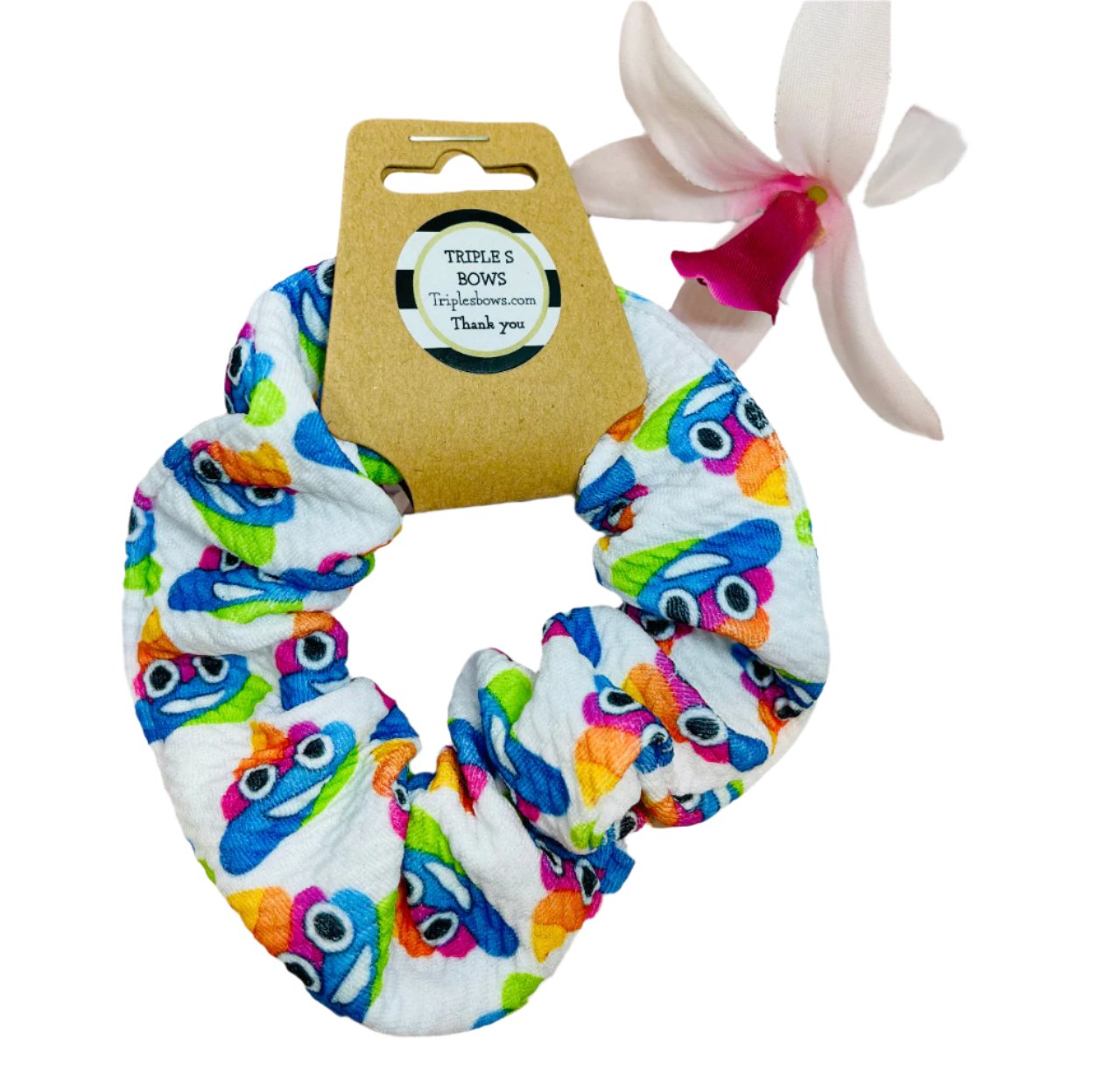 Rainbow Scrunchies