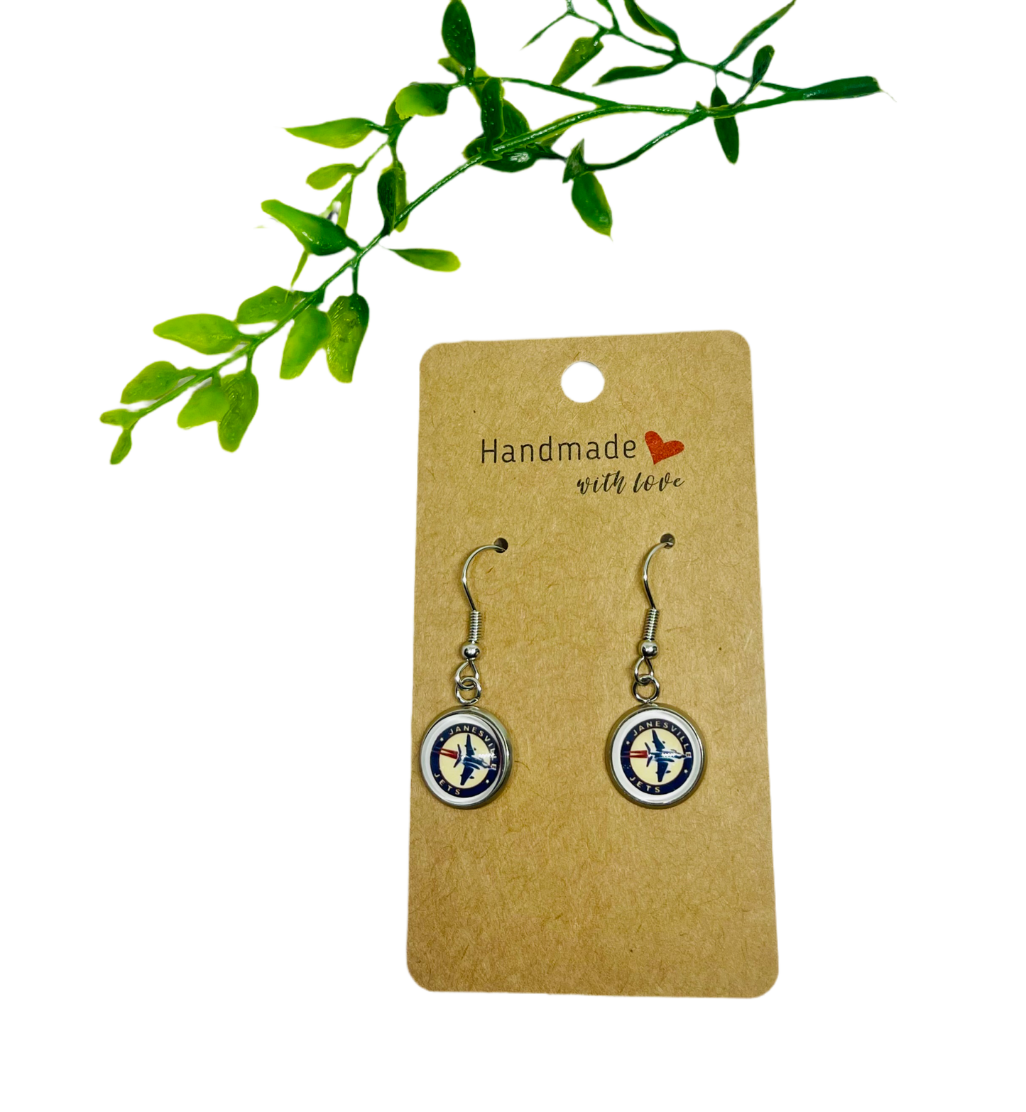 Janesville Jets Earrings