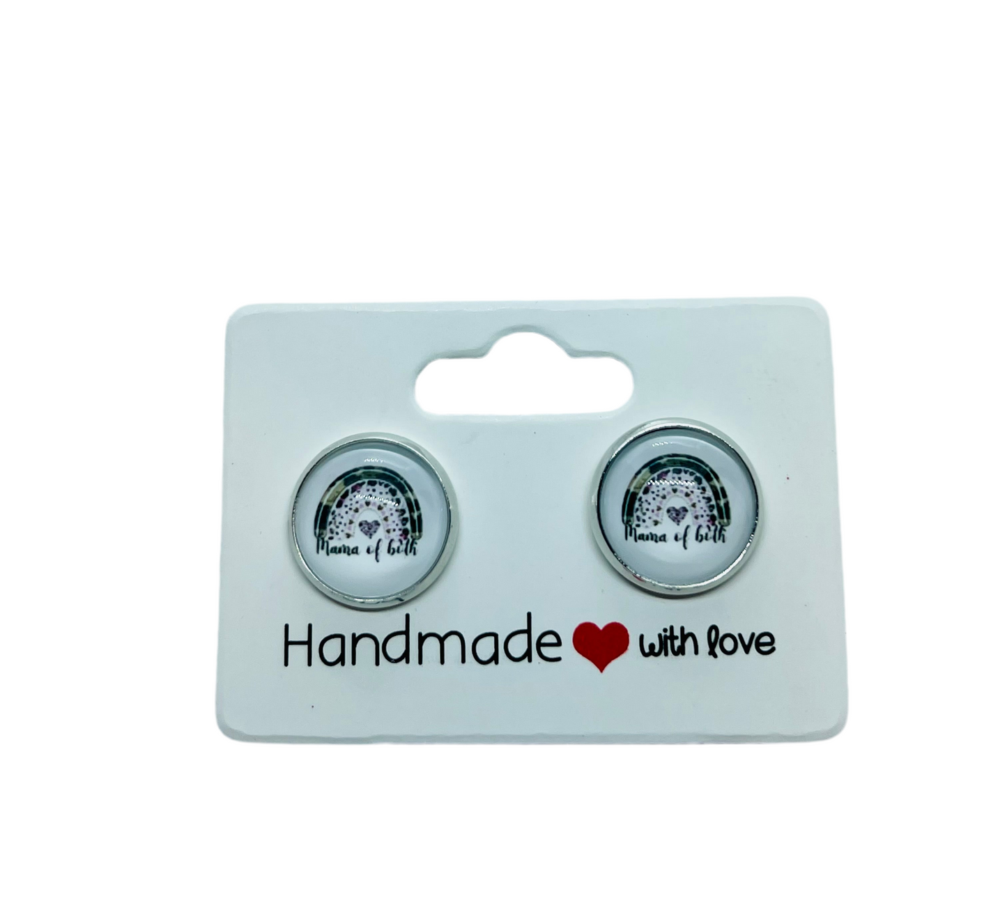 Mom of Both Rainbow Earrings