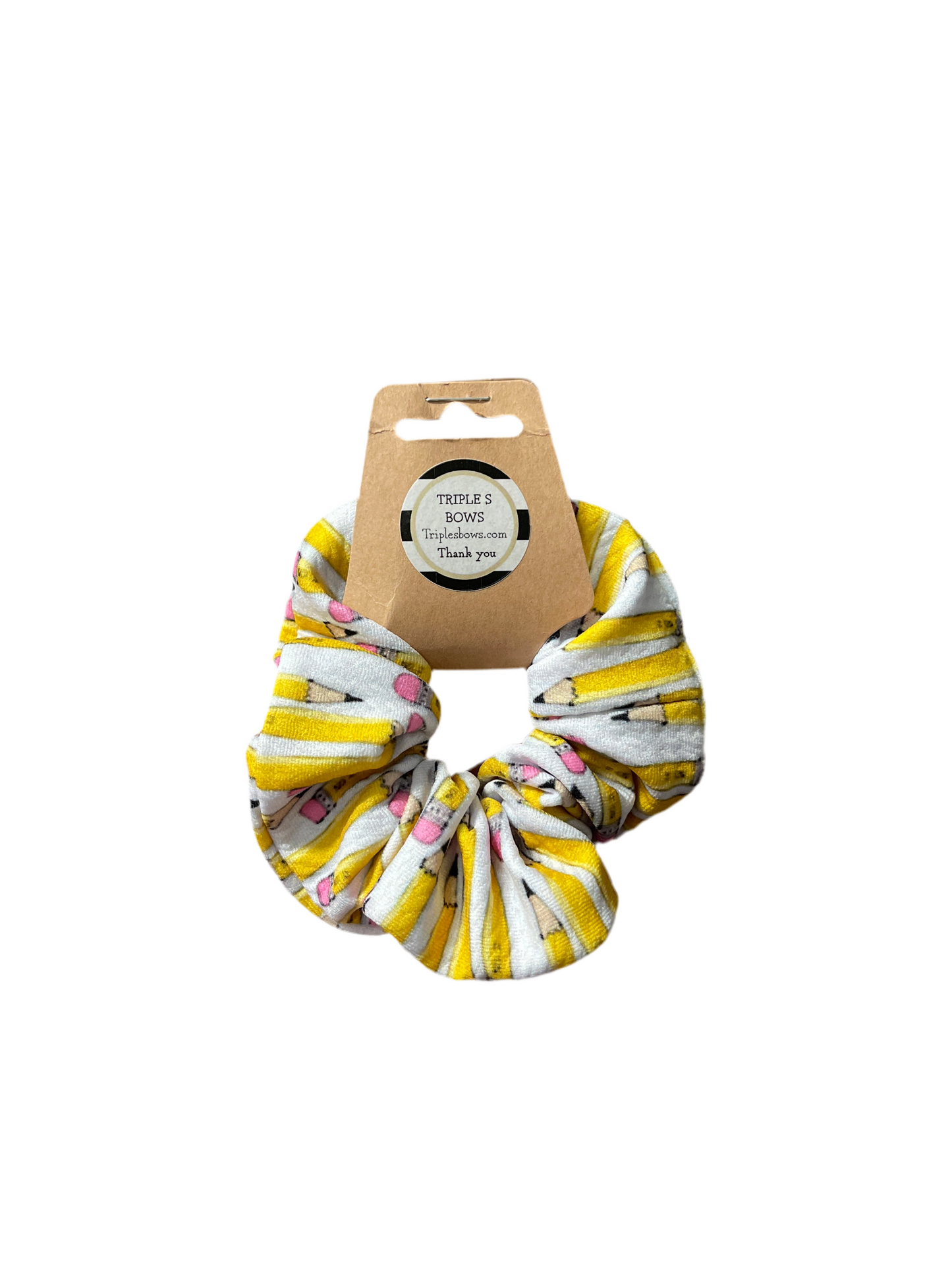 School Themed Scrunchies