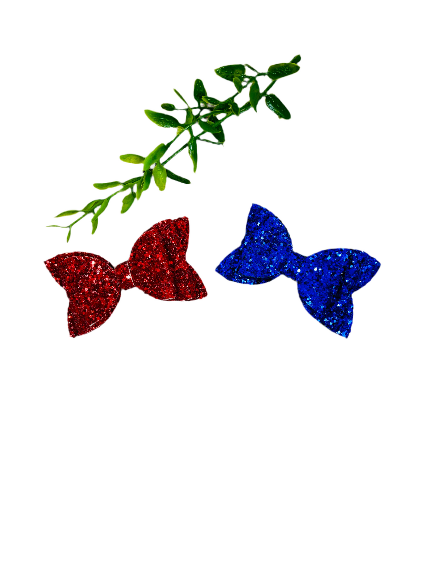 Patriotic Piggy Tail Bows
