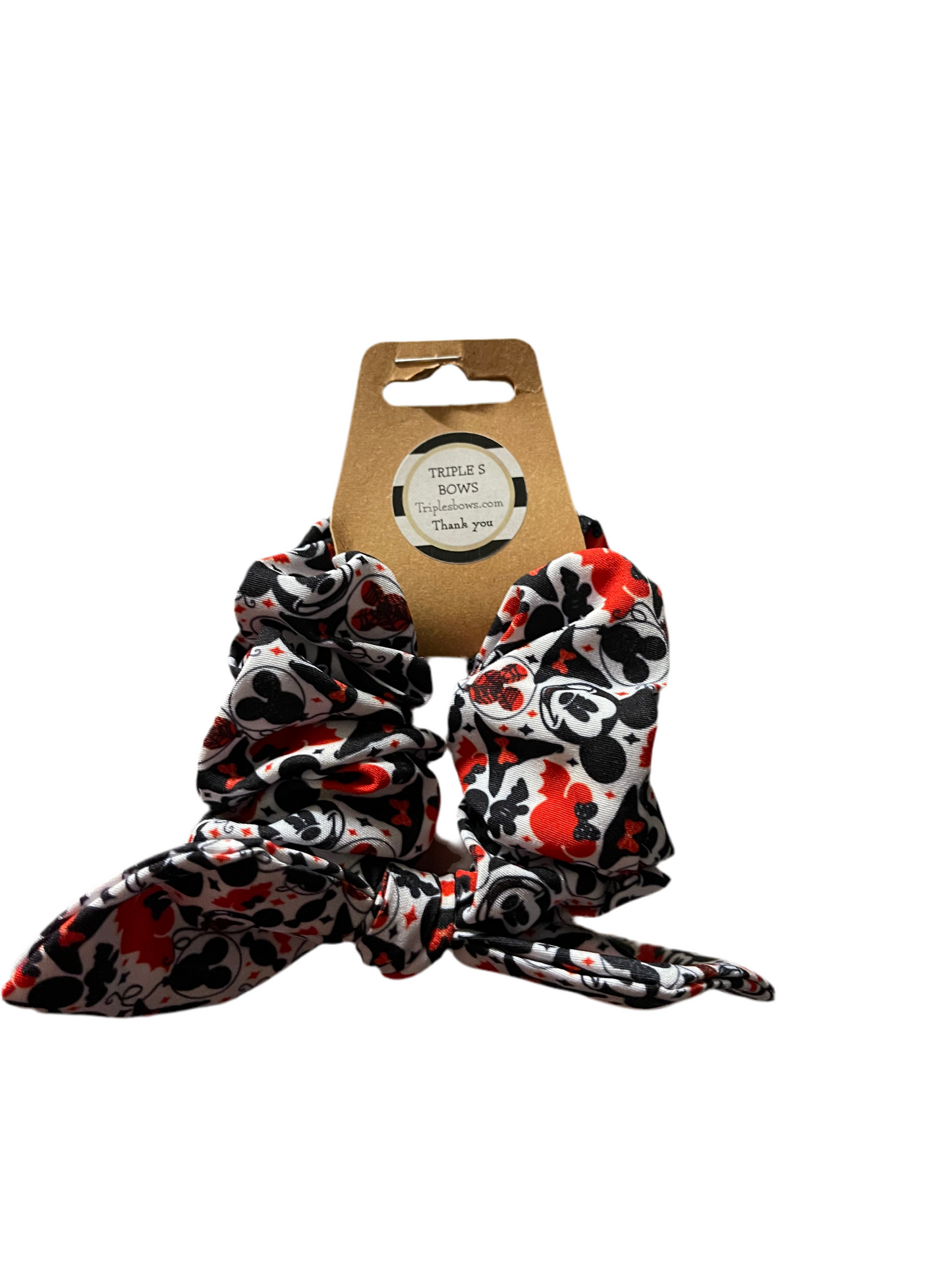 Knotted Scrunchie Bows