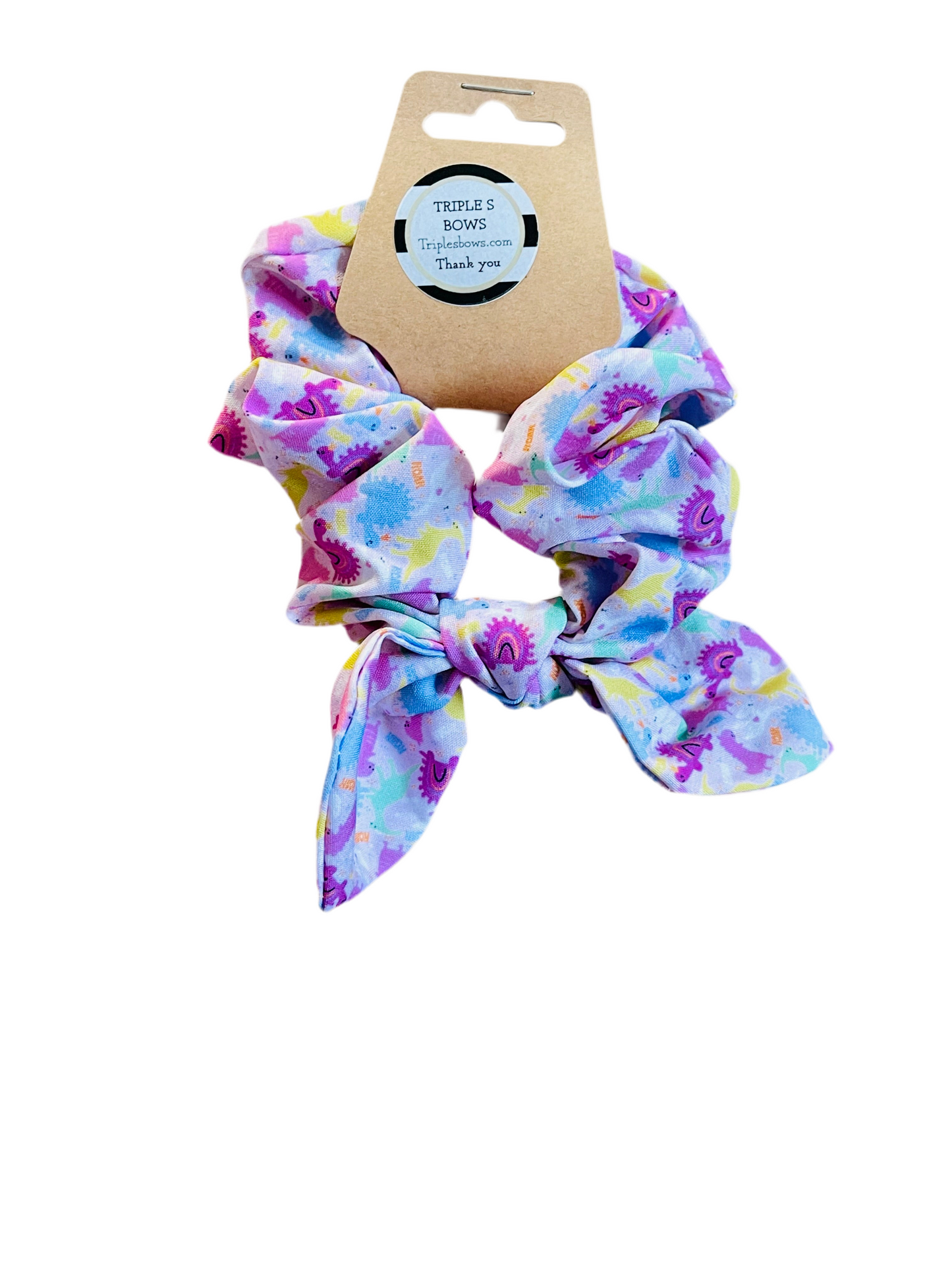 Knotted Scrunchie Bows