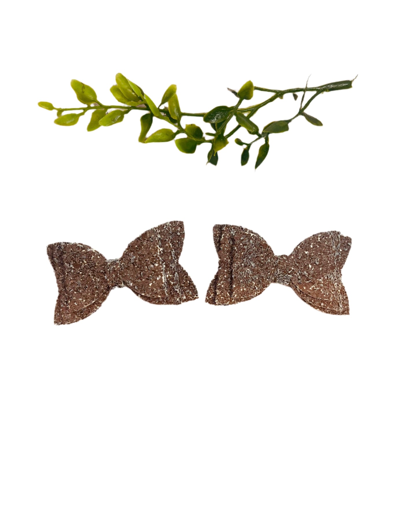 Glittery Piggy Bows
