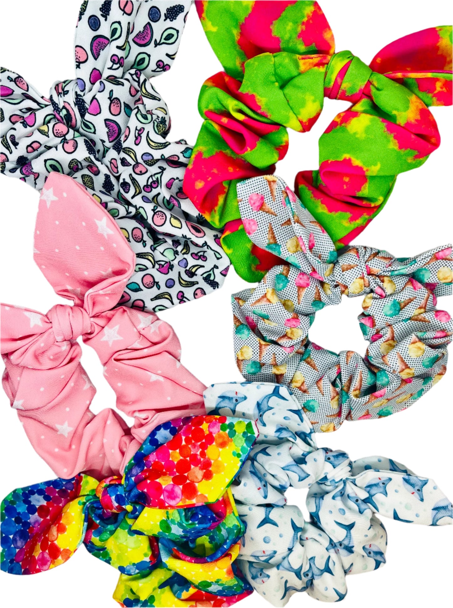Knotted Scrunchie Bows