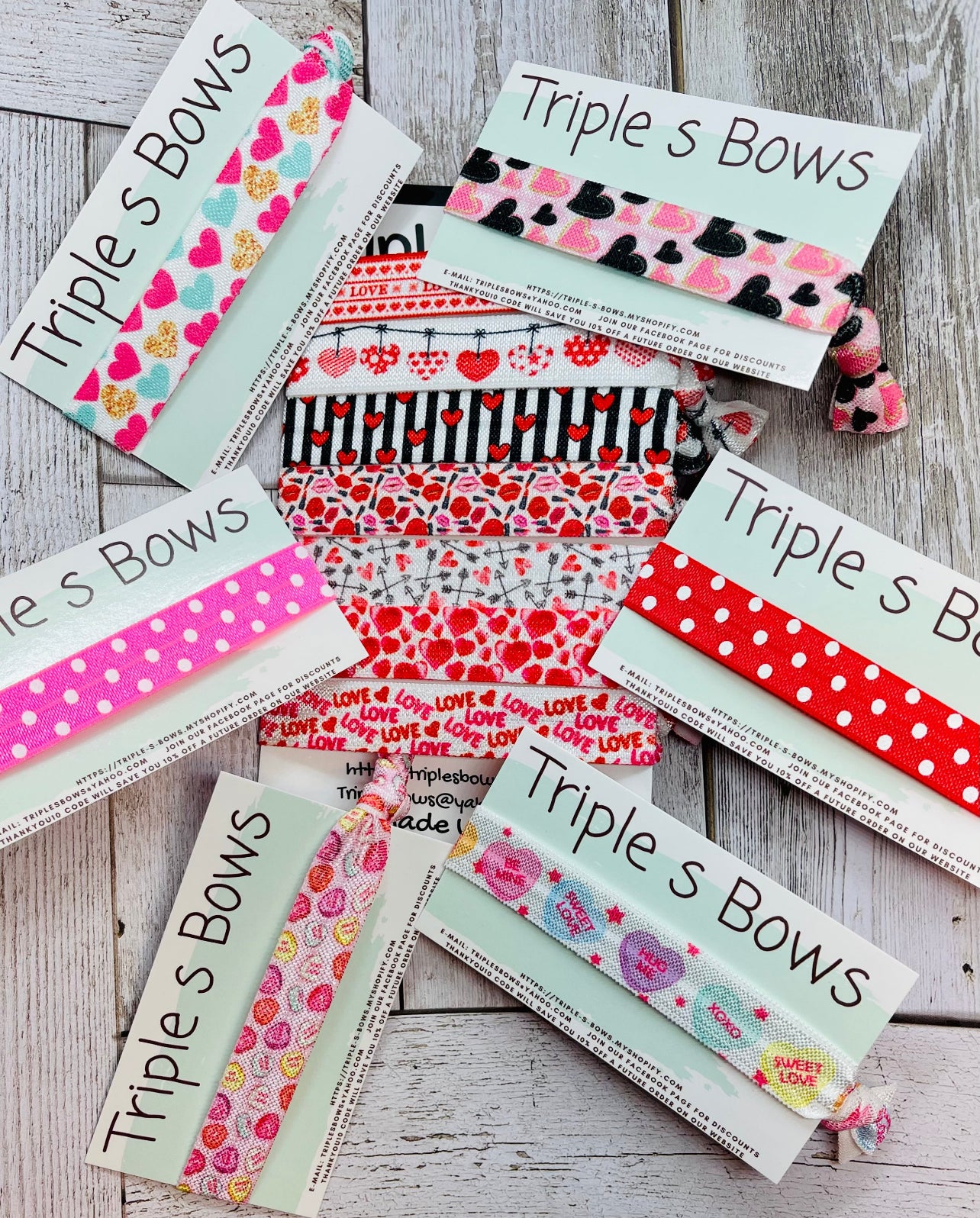 Themed 12 Pack Mystery Hair Ties