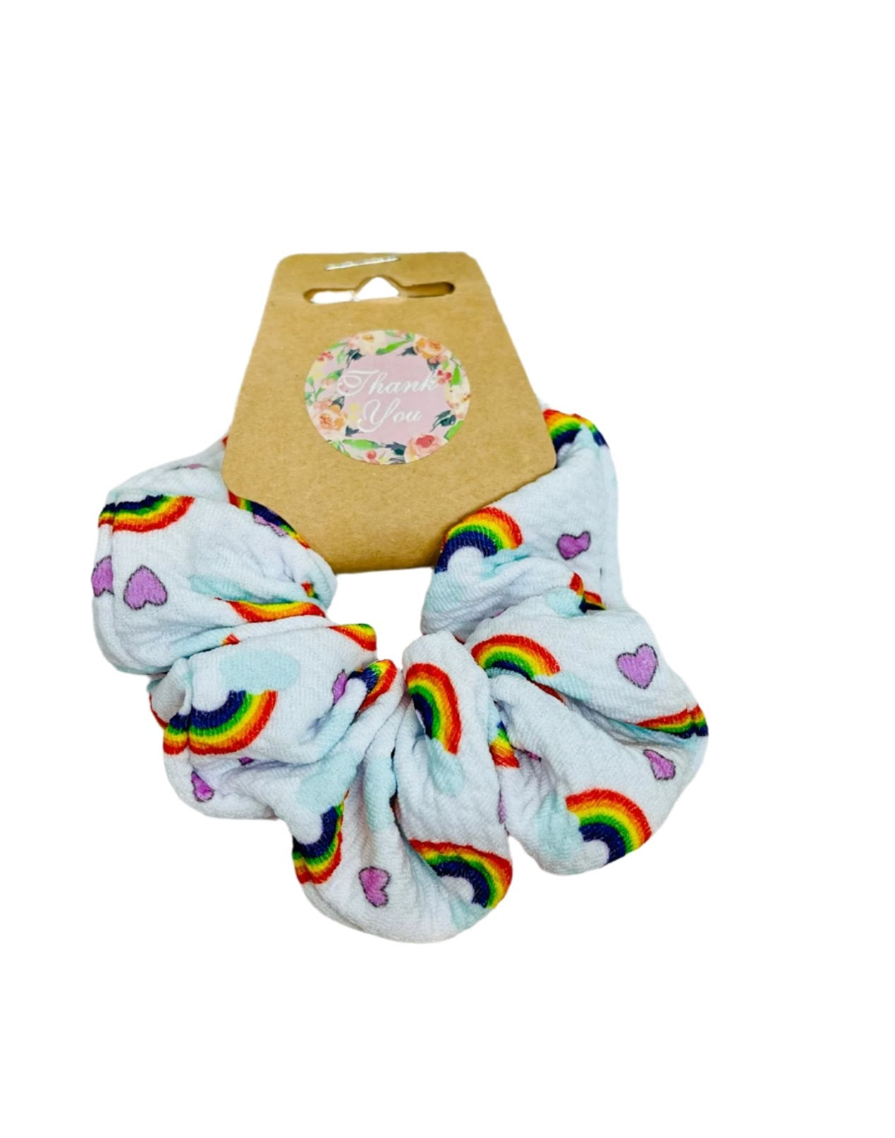 Rainbow Scrunchies