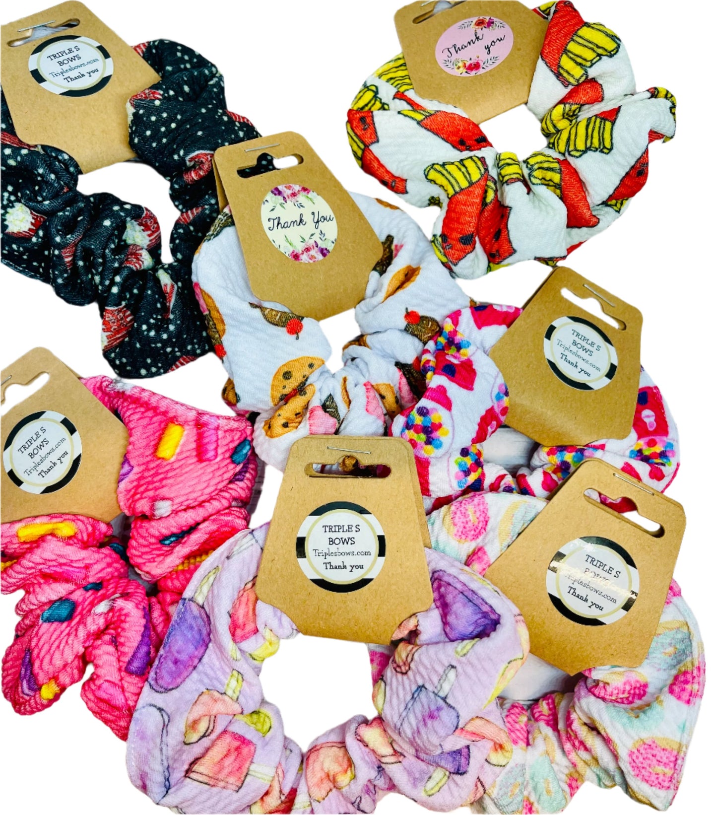 Sweet & Salty Treats Scrunchies