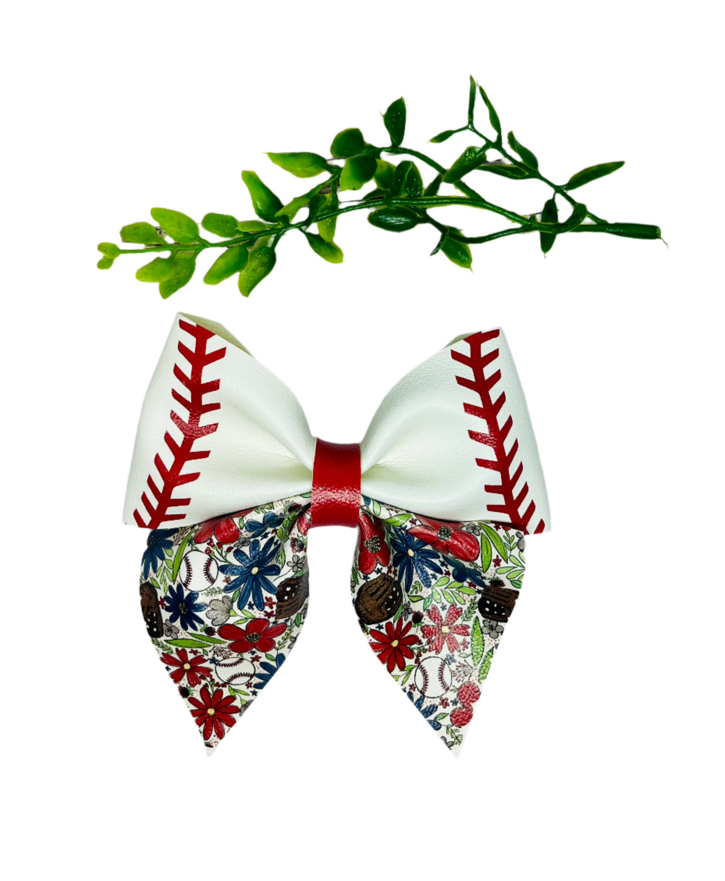 Baseball Sailor Bow