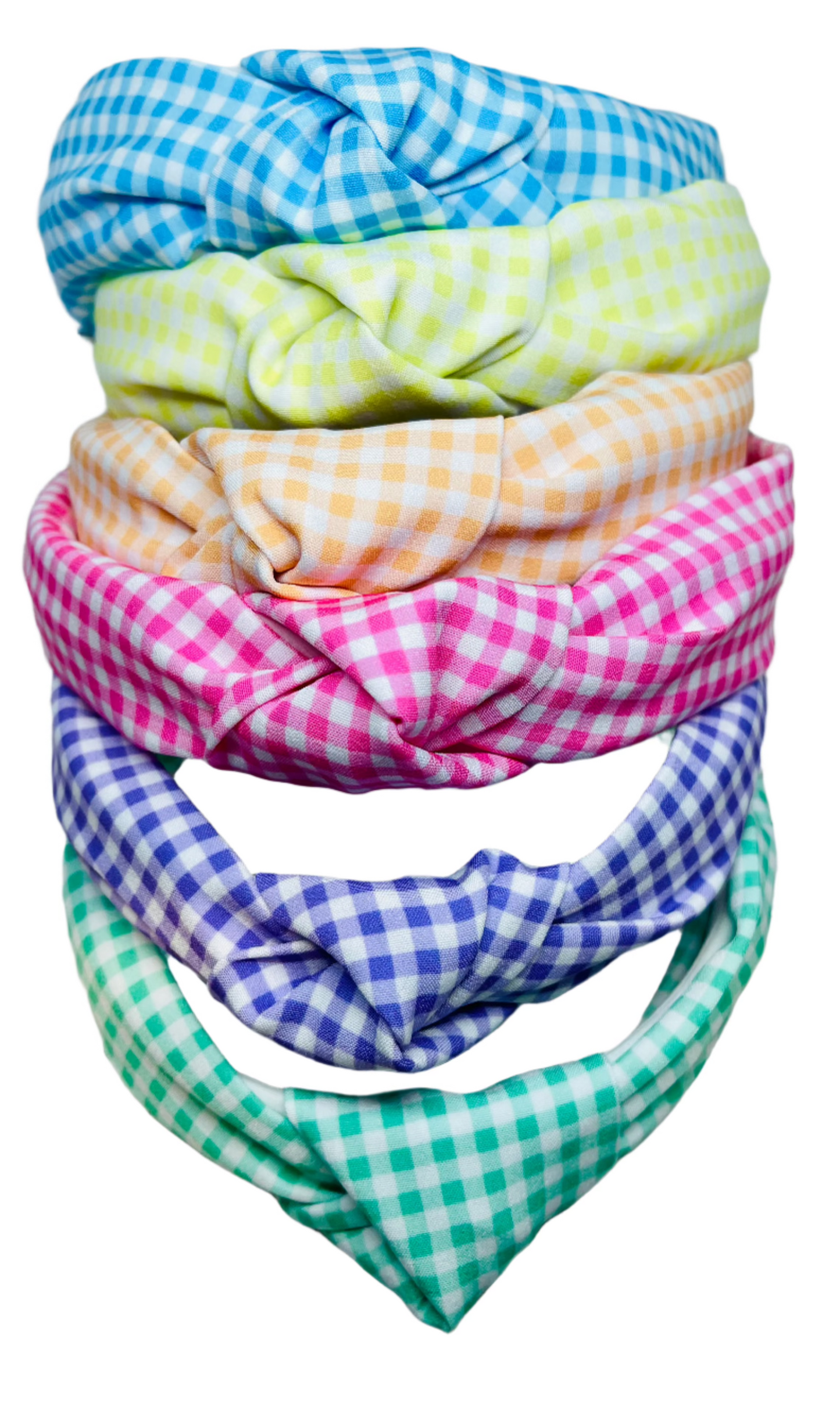 Gingham Knotted Headband