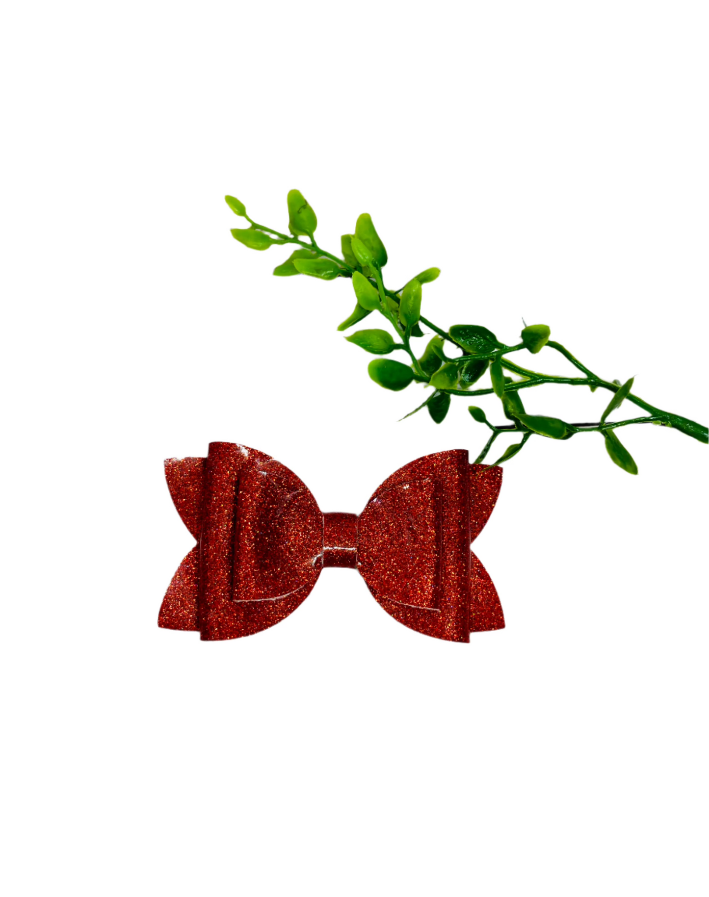 Patent Red Lipstick Bow