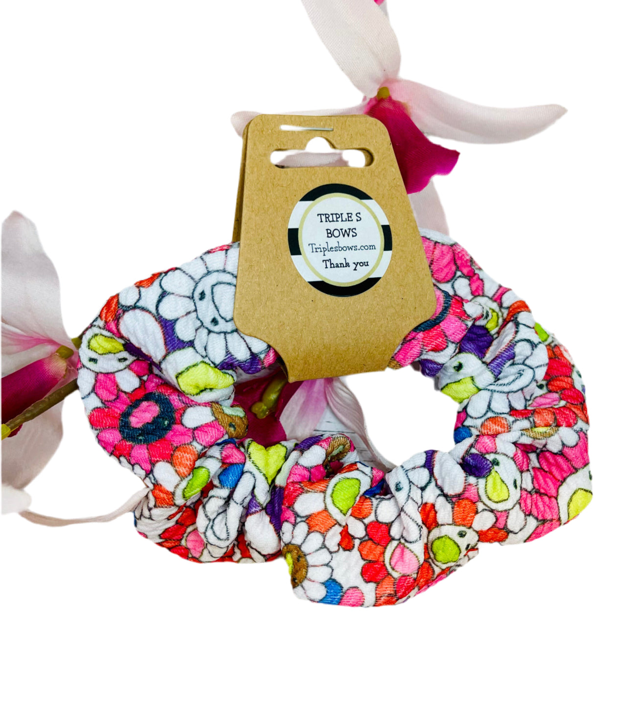 Floral Scrunchies