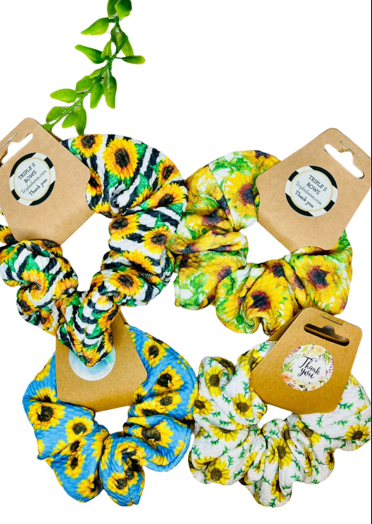 Floral Scrunchies