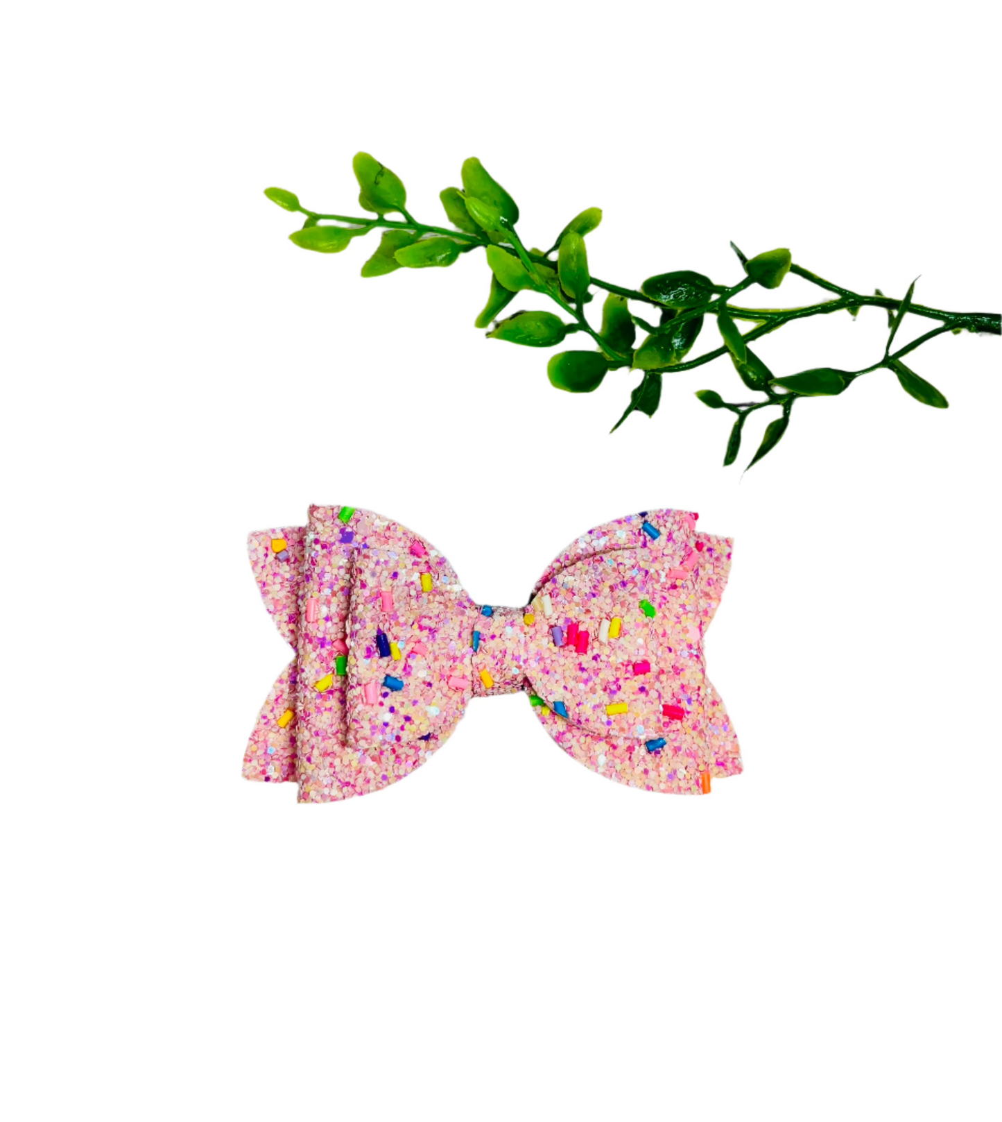 Pink Sprinkled Bow