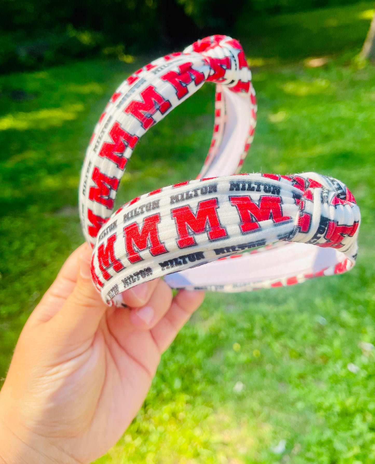 Milton Ribbed-Knit Knotted Headband