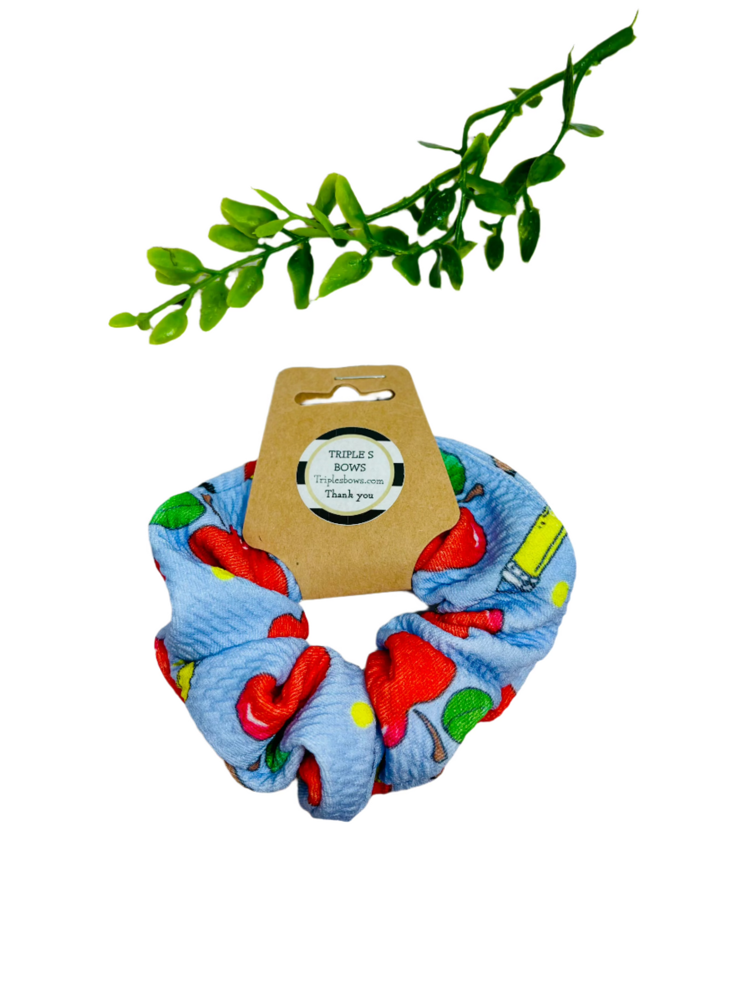 School Themed Scrunchies
