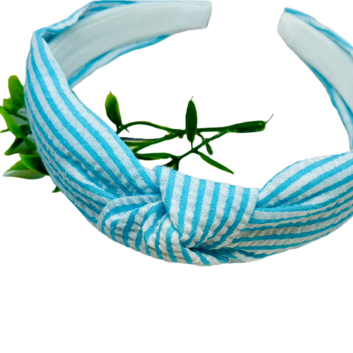 Seersucker Knotted Headband