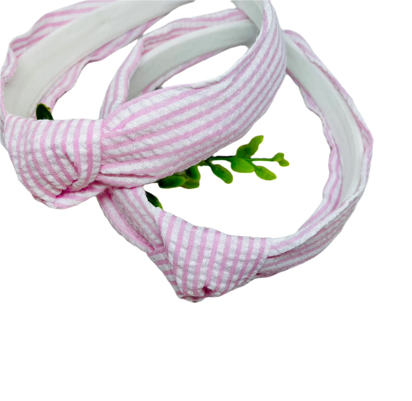 Seersucker Knotted Headband