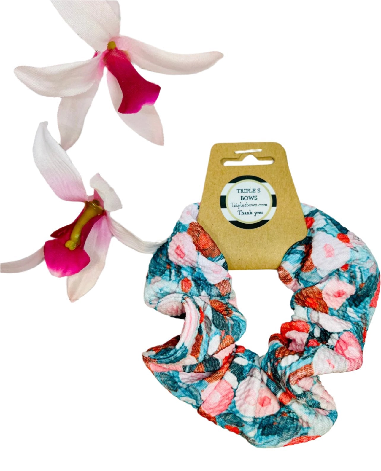 Floral Scrunchies