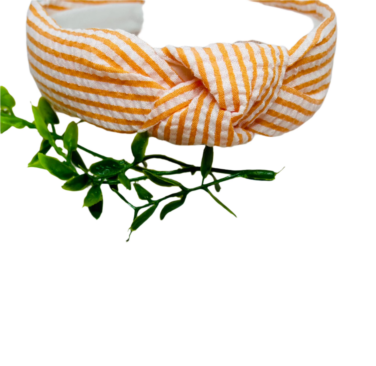 Seersucker Knotted Headband