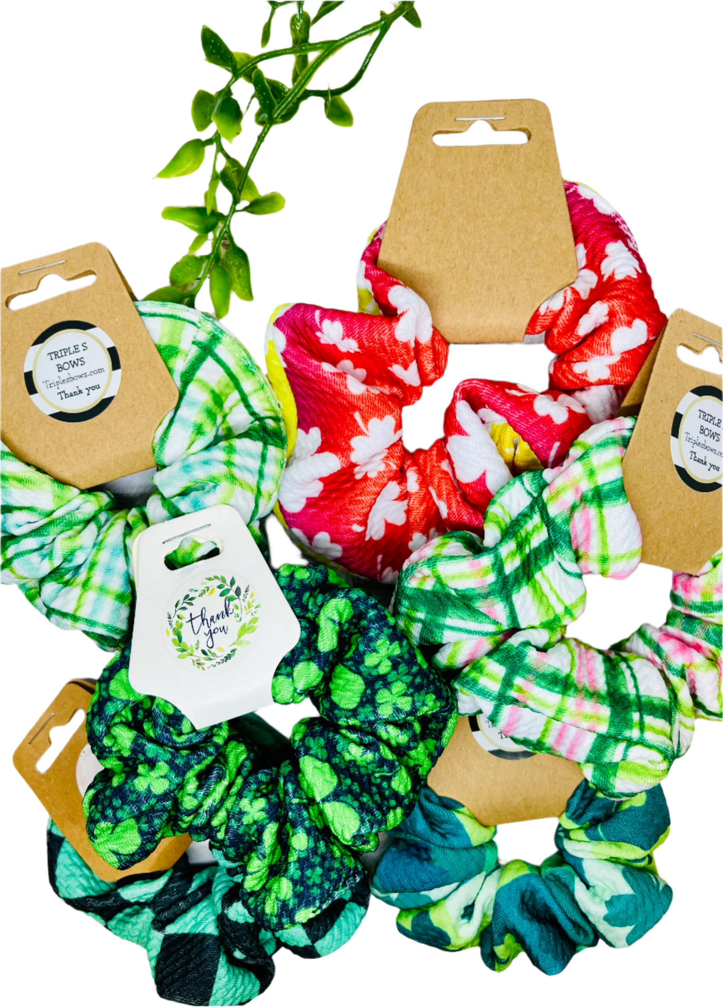 St. Patrick’s Scrunchies
