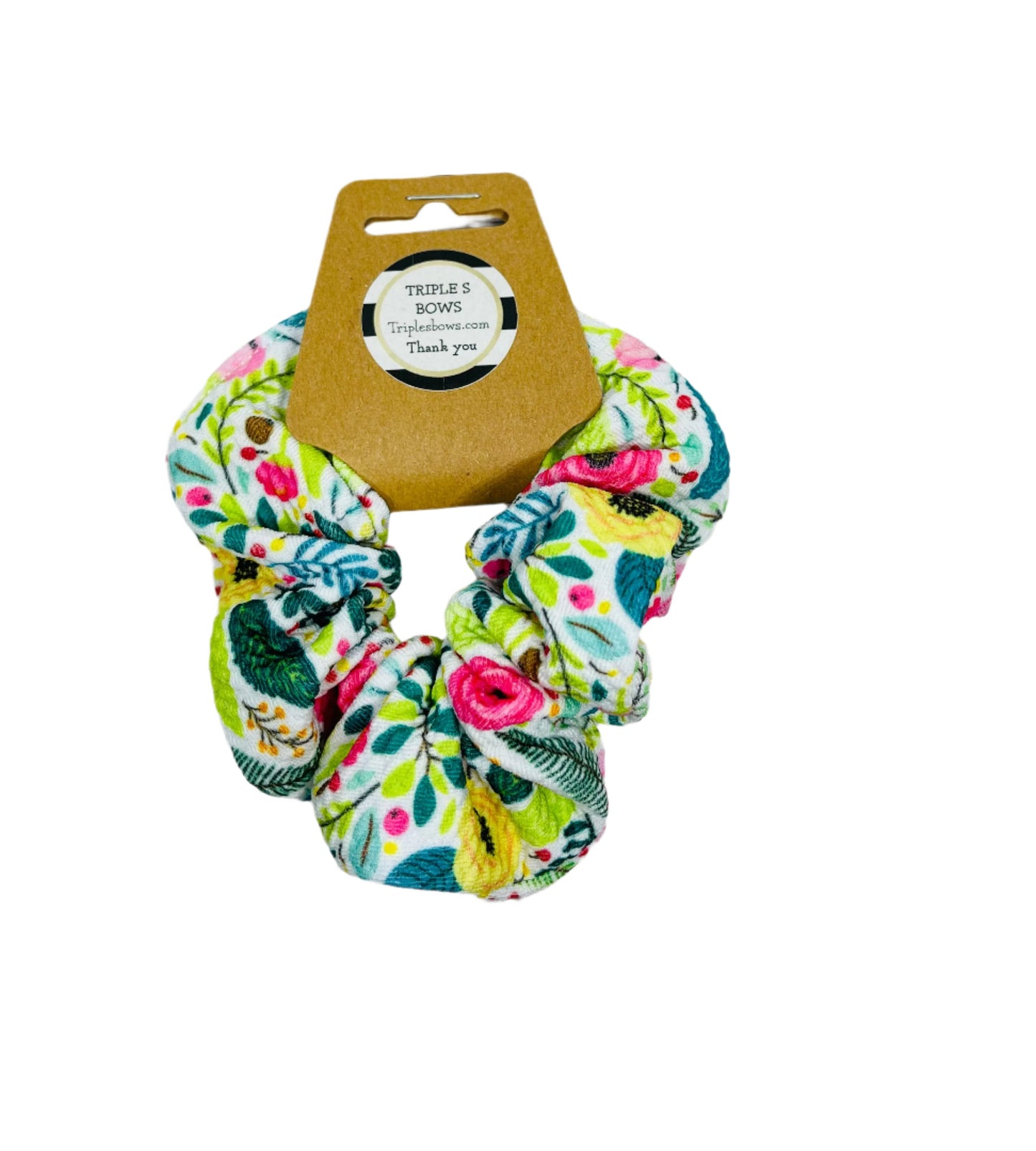 Floral Scrunchies