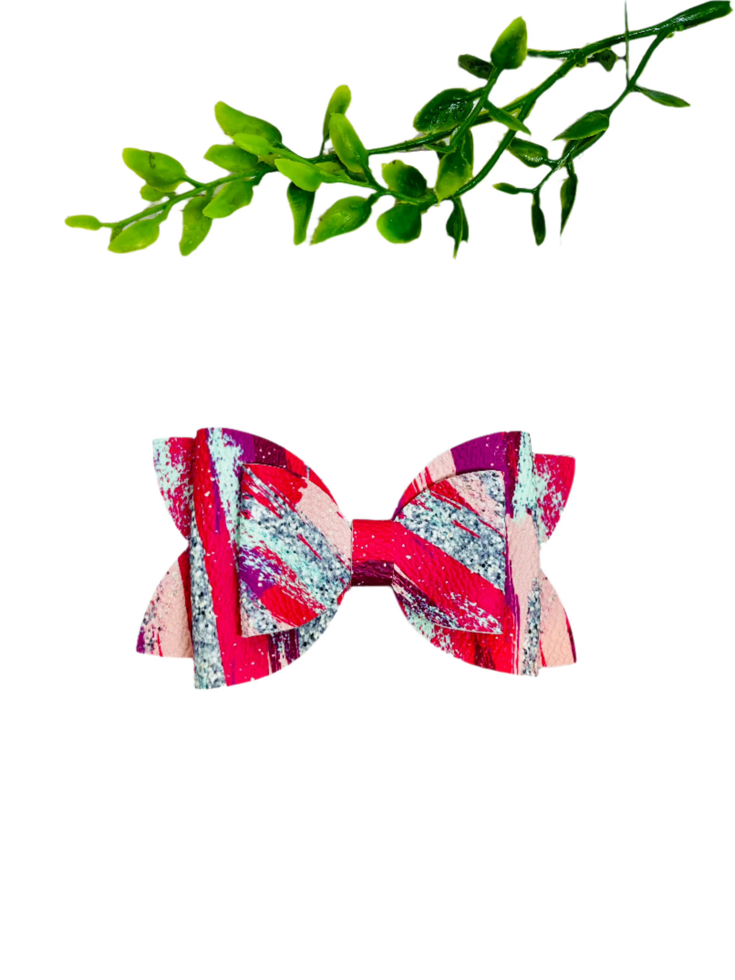 Valentine’s Brushstrokes Bow