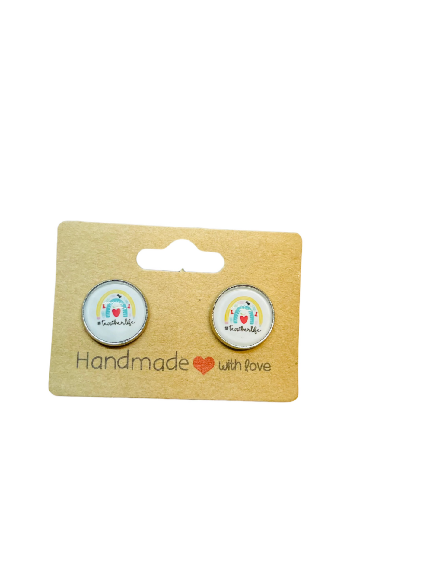 Teacher Life Rainbow Earrings