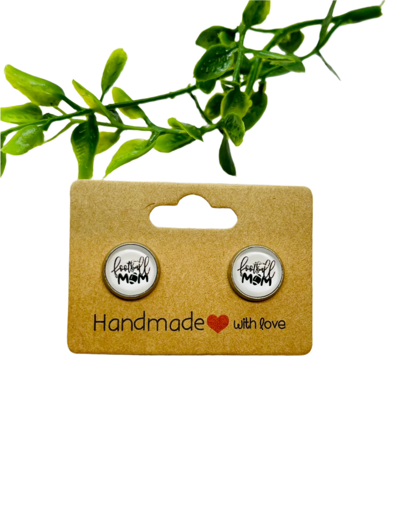 Football M🏈m 10mm Earrings