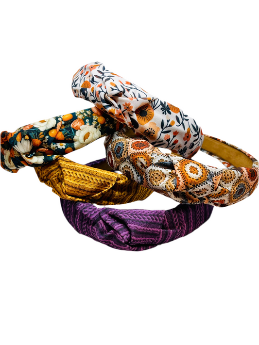 Fall Knotted Headbands