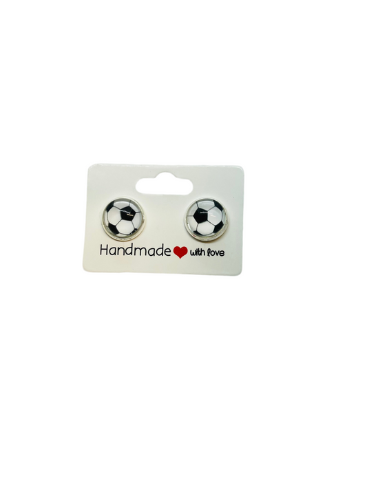 Soccer Ball Earrings