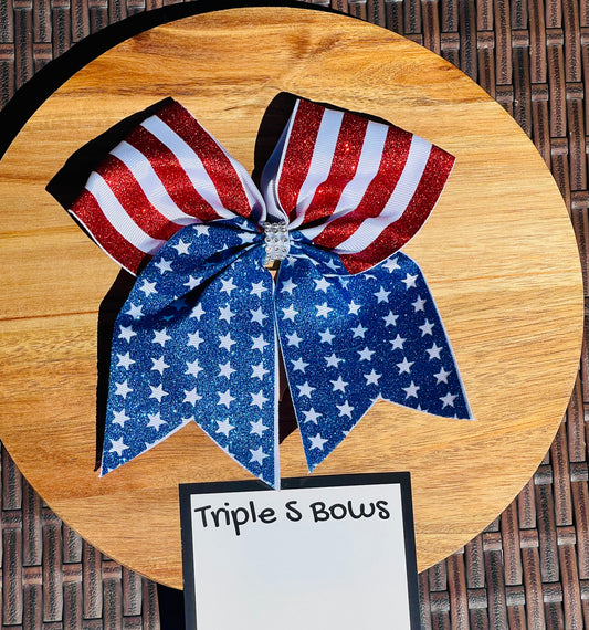 Patriotic Cheer Bow