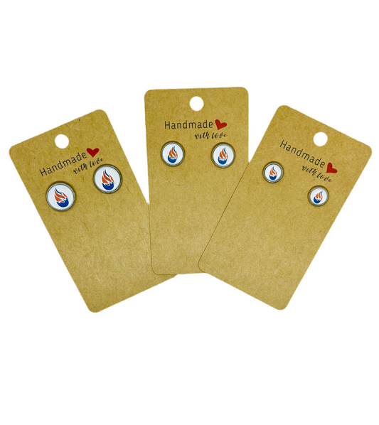 St Paul’s Lutheran Flames Earrings