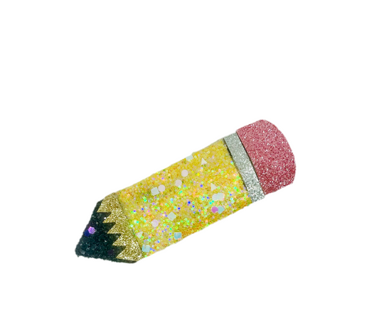 Glitter Pencil Hair Clip