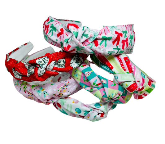 Holiday Knotted Headbands