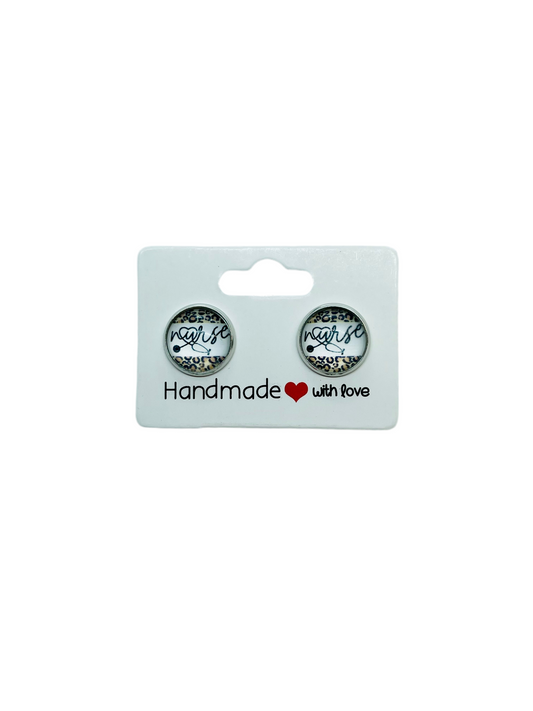 Leopard Nurse Earrings