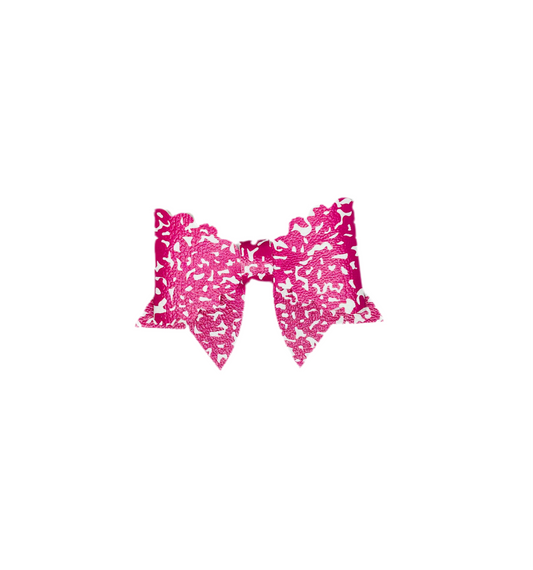 Pink Notebook Bow