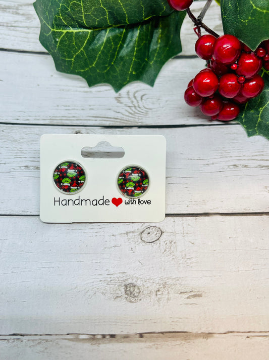 Up Down Plaid Earrings