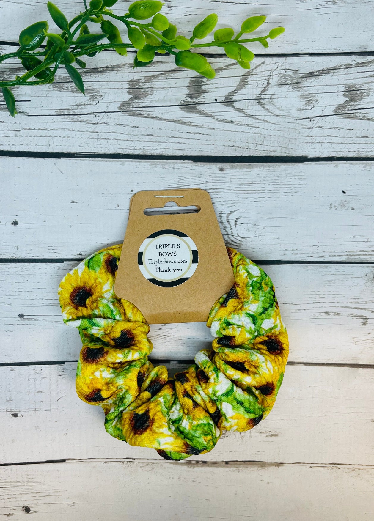 Sunflower Scrunchies