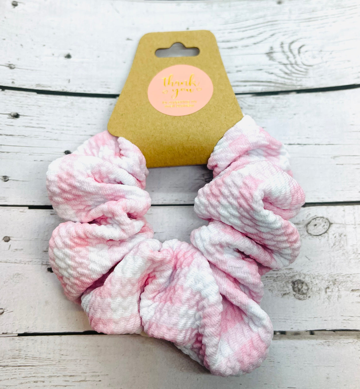 Gingham Scrunchies