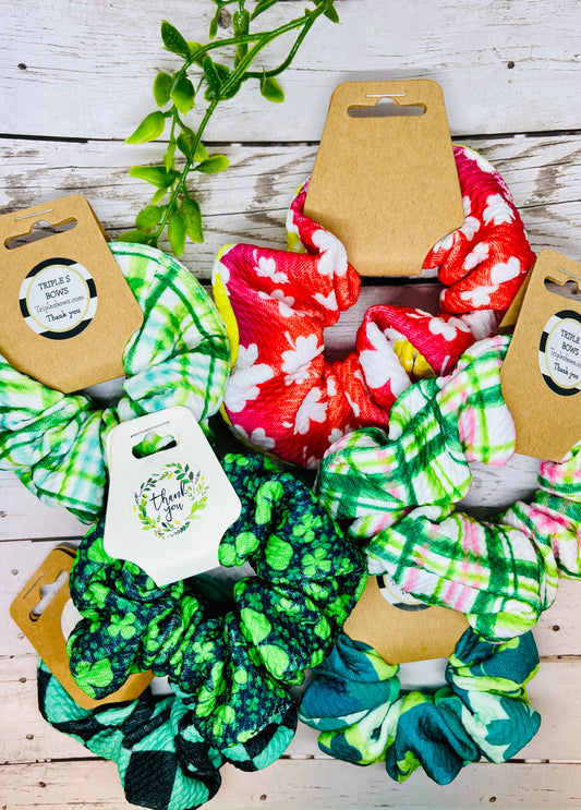 St. Patrick’s Scrunchies