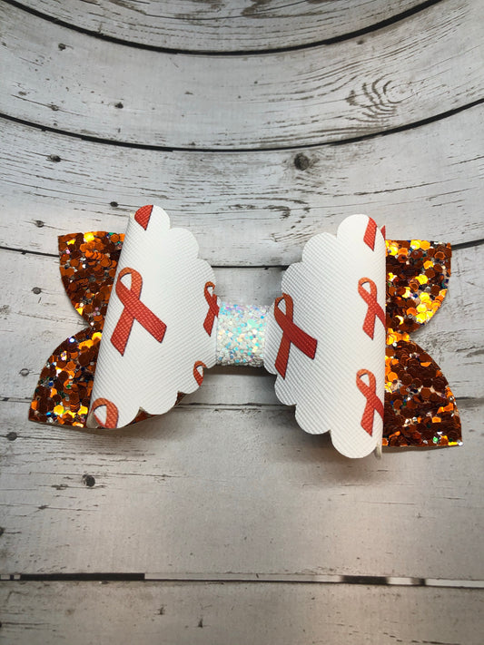 Multiple Sclerosis Awareness Bow