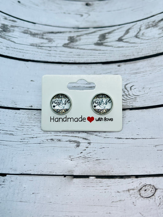 Leopard Nurse Earrings