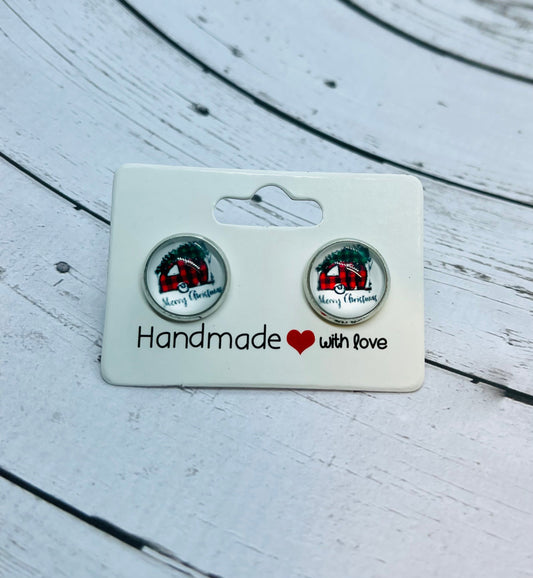 Christmas Camper Earrings