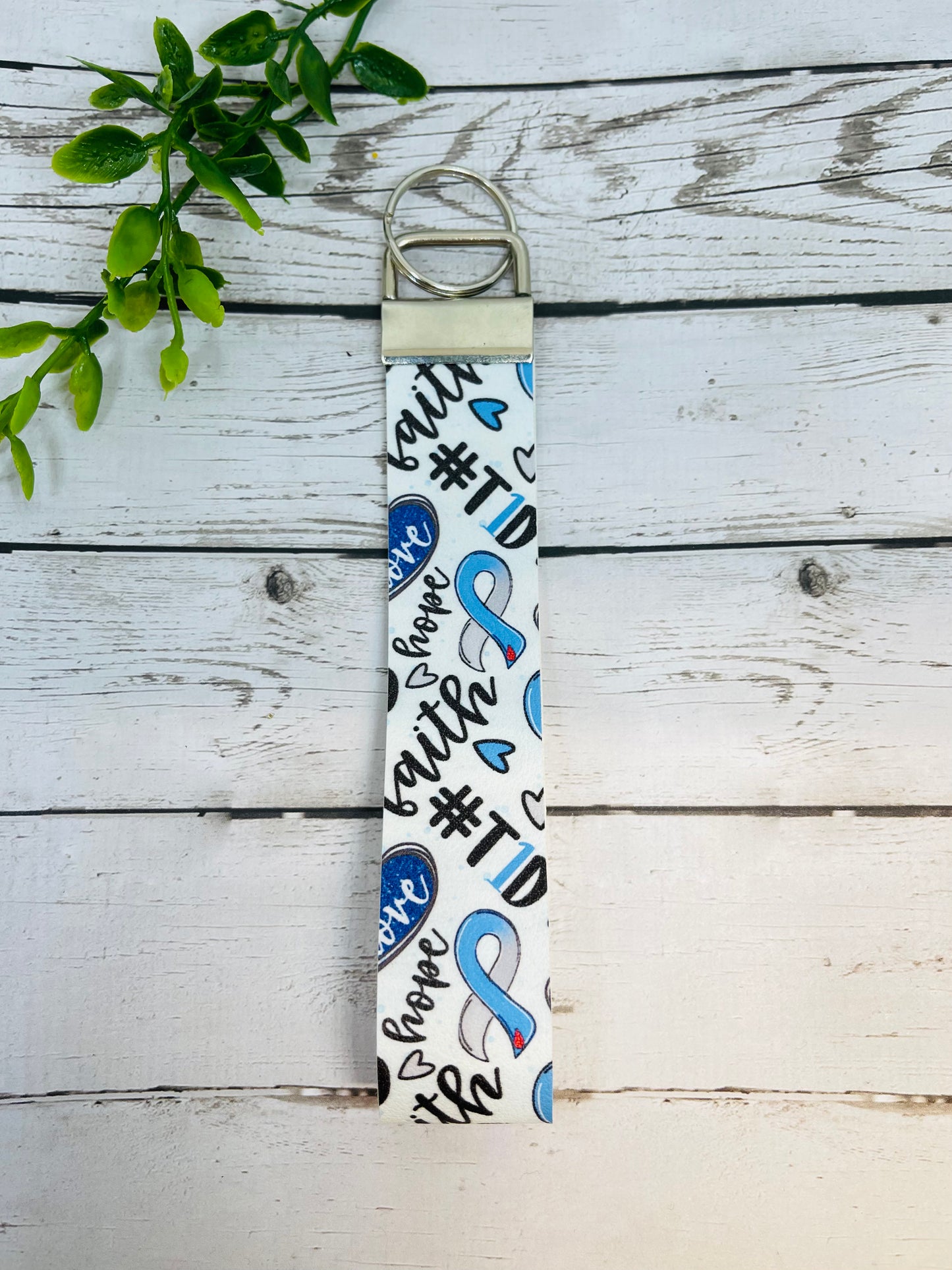 T1 Diabetes Key Wristlet