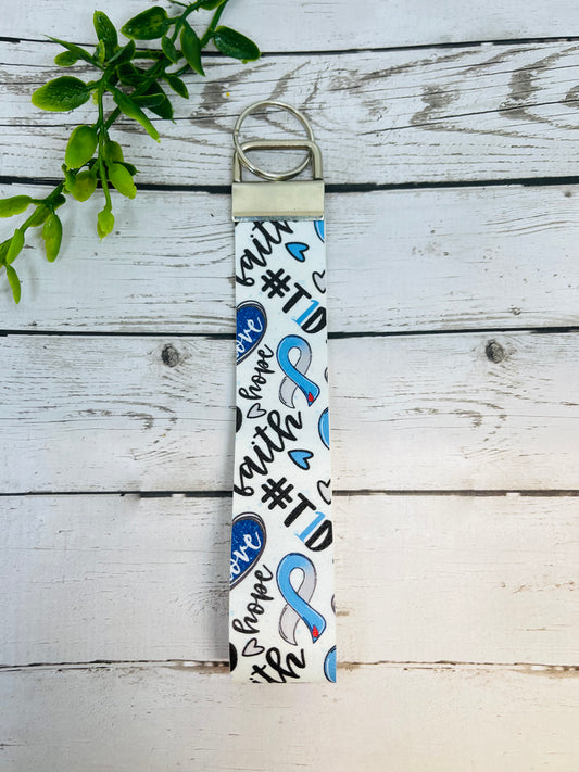 T1 Diabetes Key Wristlet