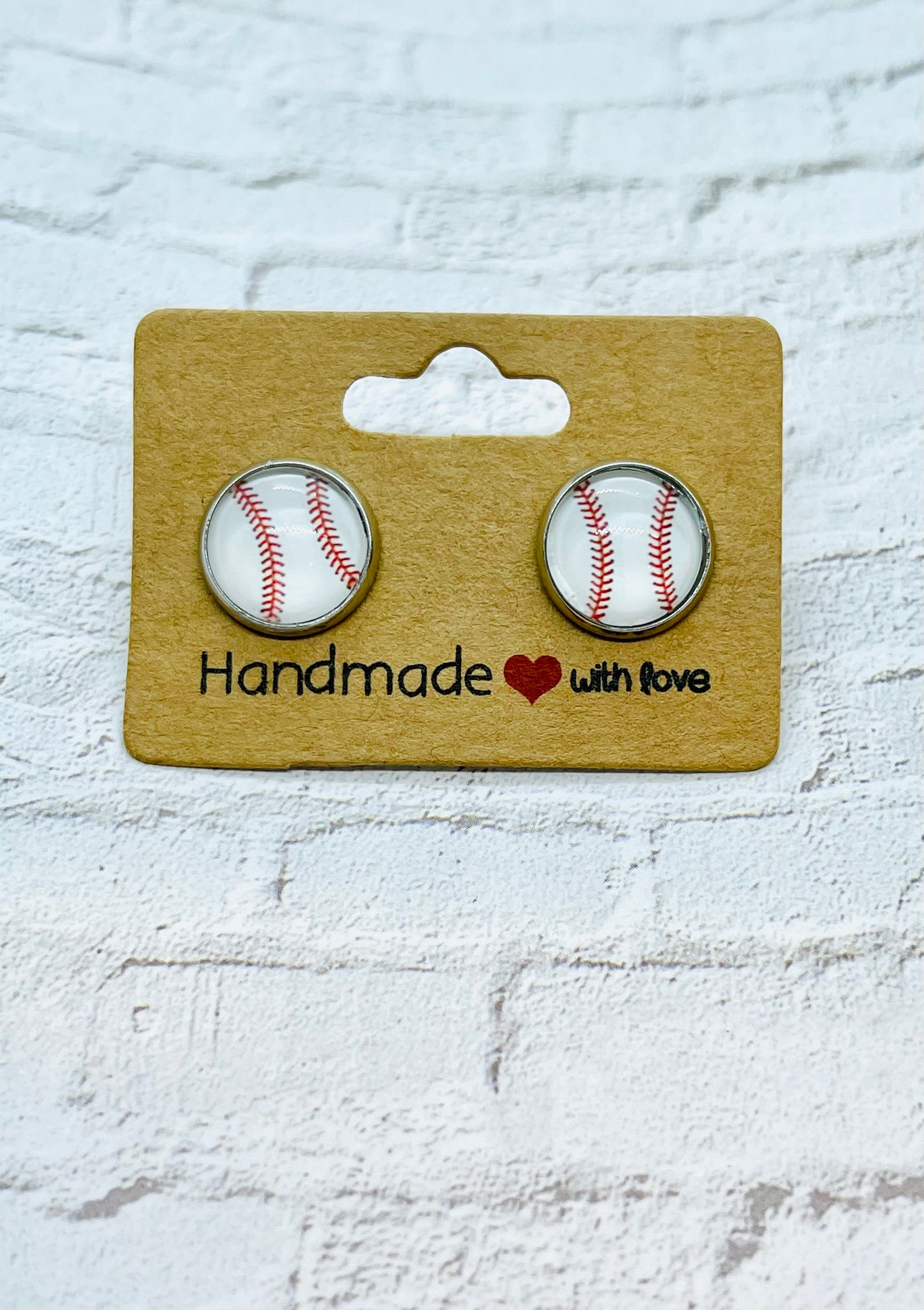 Baseball Earrings