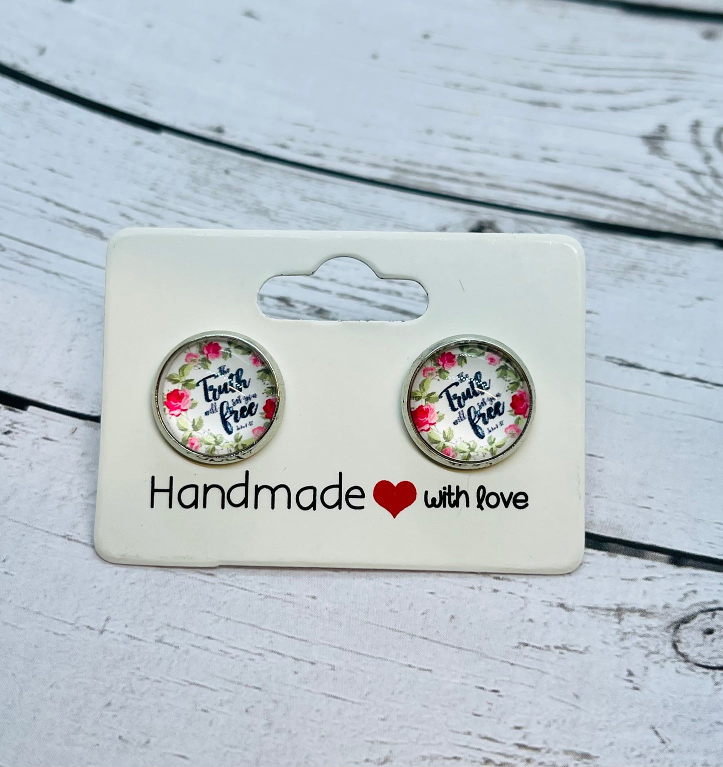 The Truth Will Set You Free Stud Earrings