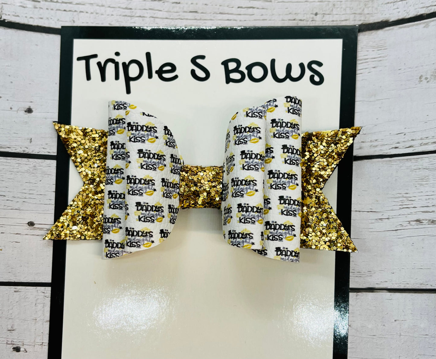 Daddy’s Midnight Kiss Bow